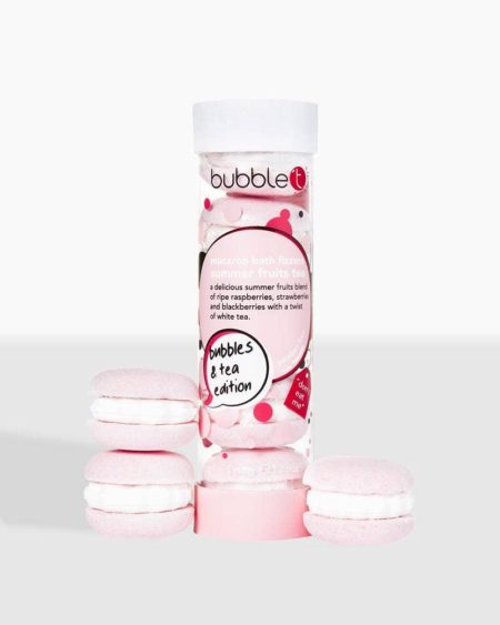 Bubble T Summer Fruits Tea Macaron Bath Bomb Fizzers | Cosmetica-shop.com