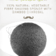 Konjac Sponge Premium Gentlemen's Sponge Bamboo Charcoal | Cosmetica-shop.com