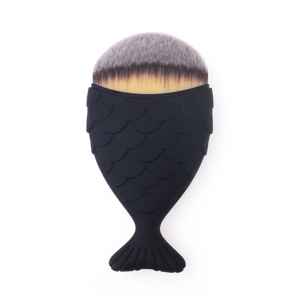 Mermaid Salon The Original Chubby Mermaid Brush Matte Black | Cosmetica-shop.com