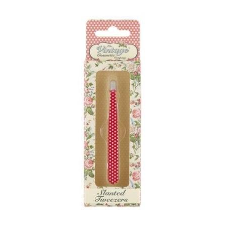 The Vintage Cosmetic Company Slanted Tweezer Rosie Spot | Cosmetica-shop.com