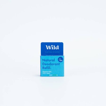 Wild Men's Fresh Cotton & Sea Salt Deodorant Refill 40g | Cosmetica-shop.com